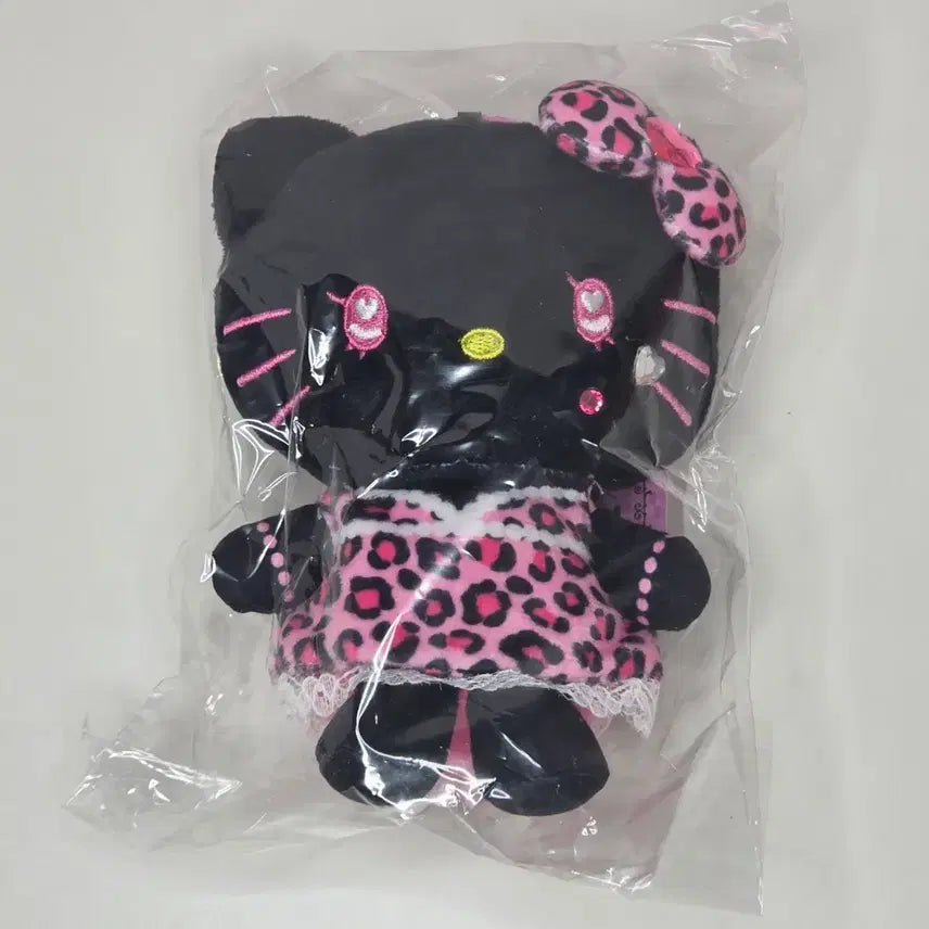 [BUNJANG] Hello Kitty Gal Character Pouch Mascot Doll Keychain (Black) / 헬로키티 마스코트 갸루 파우치 인형 키링 (블랙)