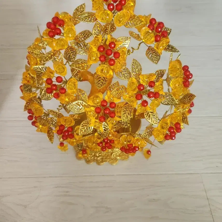 [BUNJANG] Golden Jewel Tree Decoration / 황금 보석 나무 장식
