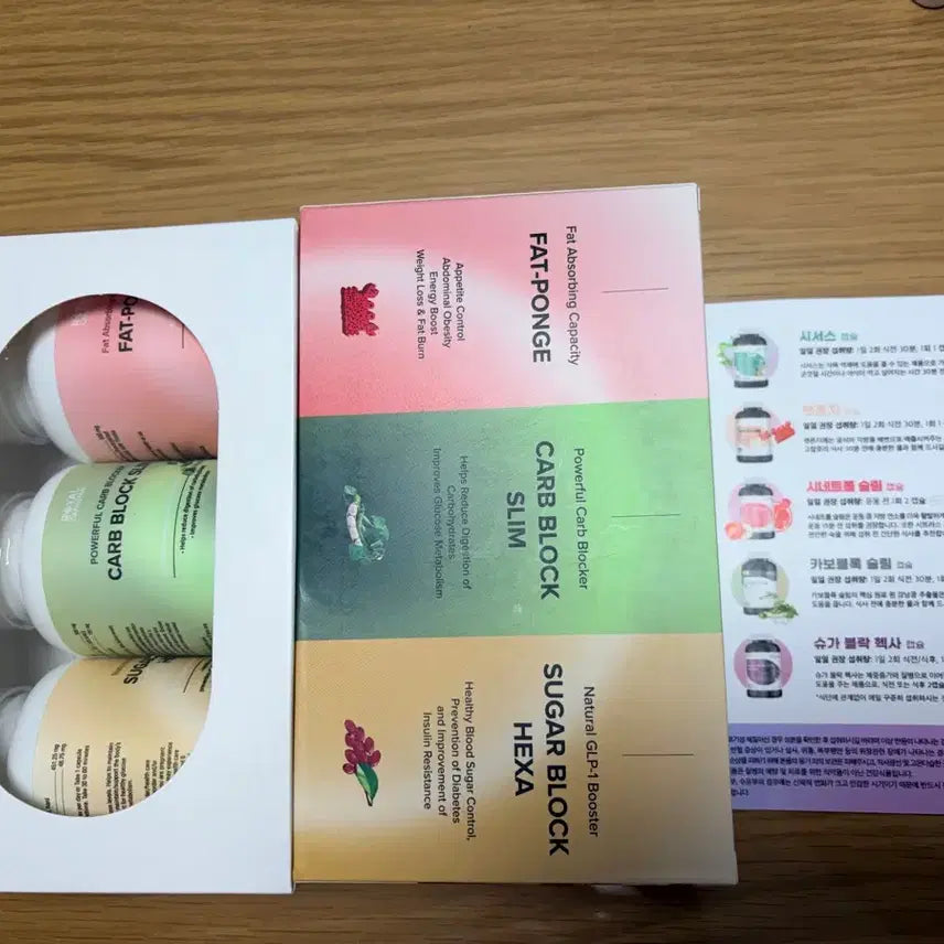 [BUNJANG] Royal Canadian Fat Burner, Carbo Block Slim, Sugar Block Hexa Set / 로얄캐네디언 팻폰지,카보블록슬림,슈가블록 헥사 세트