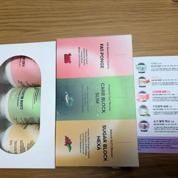 [BUNJANG] Royal Canadian Fat Burner, Carbo Block Slim, Sugar Block Hexa Set / 로얄캐네디언 팻폰지,카보블록슬림,슈가블록 헥사 세트
