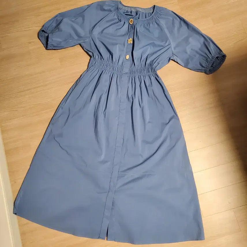 [BUNJANG] Ayzabab Shirring Long Dress / 아이잗바바 셔링 롱원피스