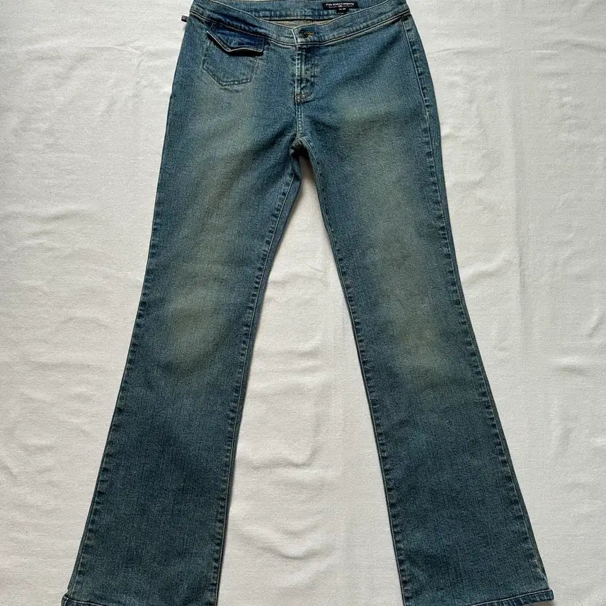 [BUNJANG] Polo Jeans Company Ralph Lauren Women's Low Rise Bootcut Flare Denim Pants / 폴로 진스 랄프로렌 여성 부츠컷 플레어 데님팬츠 26-27