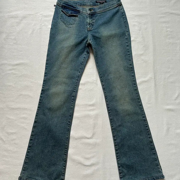 [BUNJANG] Polo Jeans Company Ralph Lauren Women's Low Rise Bootcut Flare Denim Pants / 폴로 진스 랄프로렌 여성 부츠컷 플레어 데님팬츠 26-27
