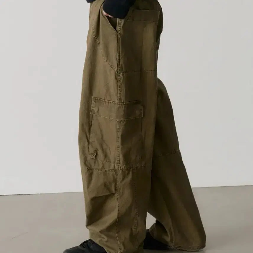[BUNJANG] Known Washed Cargo Pants (Size 1) / 노운 워시드 카고 팬츠 새상품