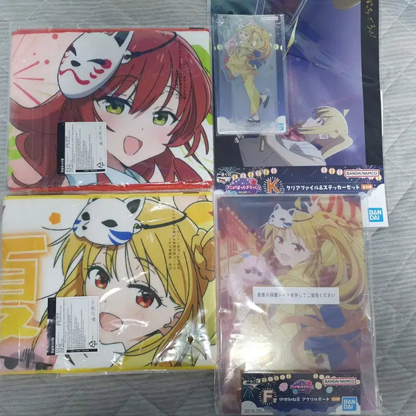 [BUNJANG] Bocchi the Rock! Ichiban Kuji Nijika & Kita Acrylic Board, Stand, Towel, L-File Bundle / 봇치 이치방쿠지 니지카 아크릴