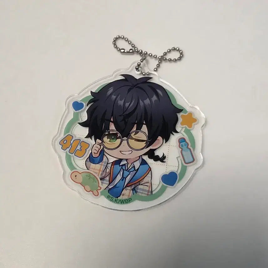 [BUNJANG] Winbre Togame Jyo Check Sailor Acrylic Keyring / 윈브레 토가메 죠 체크세일러 아크릴 키링