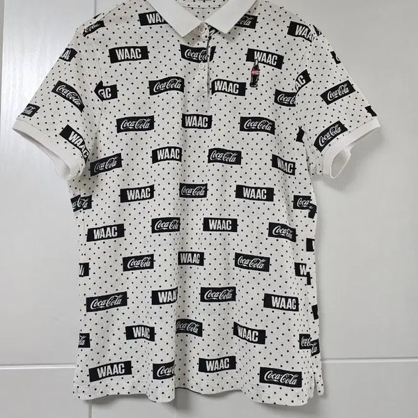 [BUNJANG] WAAC x Coca-Cola Collaboration Limited Edition Polo T-Shirt / [L] 왁 X 코카콜라 콜라보레이션 카라티셔츠 한정판