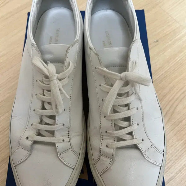 [BUNJANG] Common Projects Achilles Low White Sneakers / 커먼프로젝트 아킬레스 로우 화이트 스니커즈 43