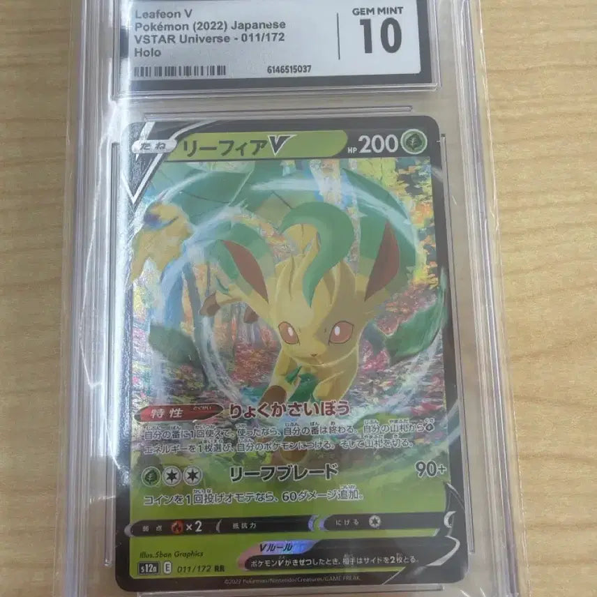 [BUNJANG] Pokemon Card Leafeon CGC 10 / CGC 포켓몬 카드 리피아 일판 CGC10