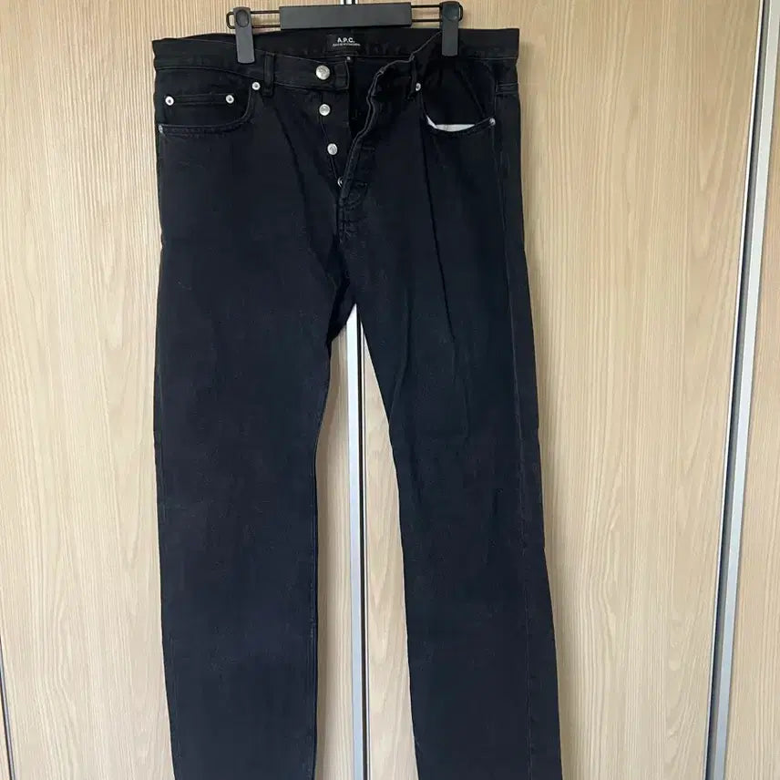[BUNJANG] A.P.C. New Standard Black Selvedge Denim Jeans 36 / APC 뉴스탠다드 흑청 36 사이즈