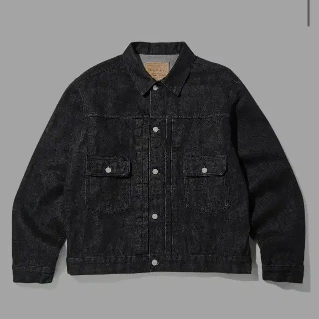 [BUNJANG] Outstanding Denim Jacket Black 2nd Generation / 아웃스탠딩 데님자켓 블랙 2세대