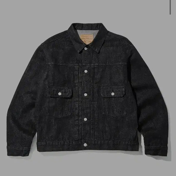 [BUNJANG] Outstanding Denim Jacket Black 2nd Generation / 아웃스탠딩 데님자켓 블랙 2세대