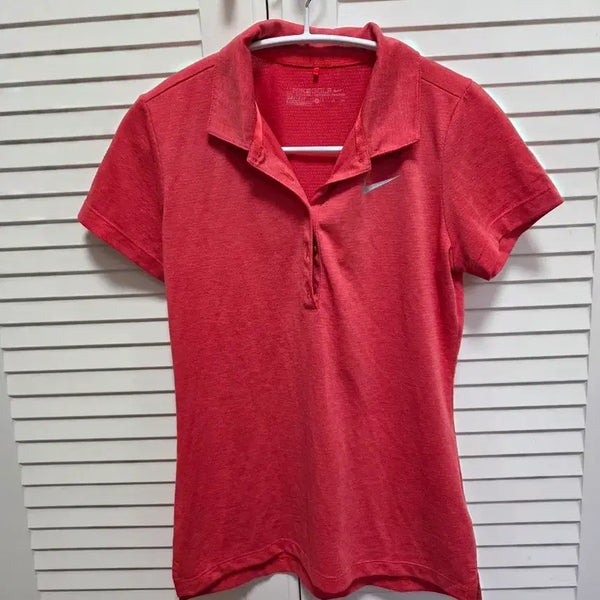 [BUNJANG] Nike Golf Women's Pink Golf Shirt - Size S / 나이키골프 S