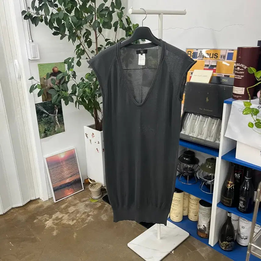 [BUNJANG] Yohji Yamamoto Sleeveless Cotton Dress Size 3 / 요지야마모토 슬리브리스 코튼 원피스 3