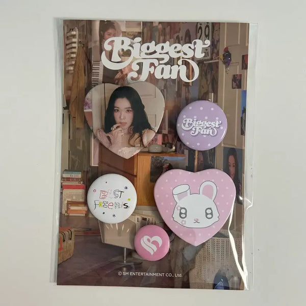 [BUNJANG] Red Velvet Irene Biggest Fan Pin Badge Set / 아이린 Biggest Fan 핀뱃지 세트
