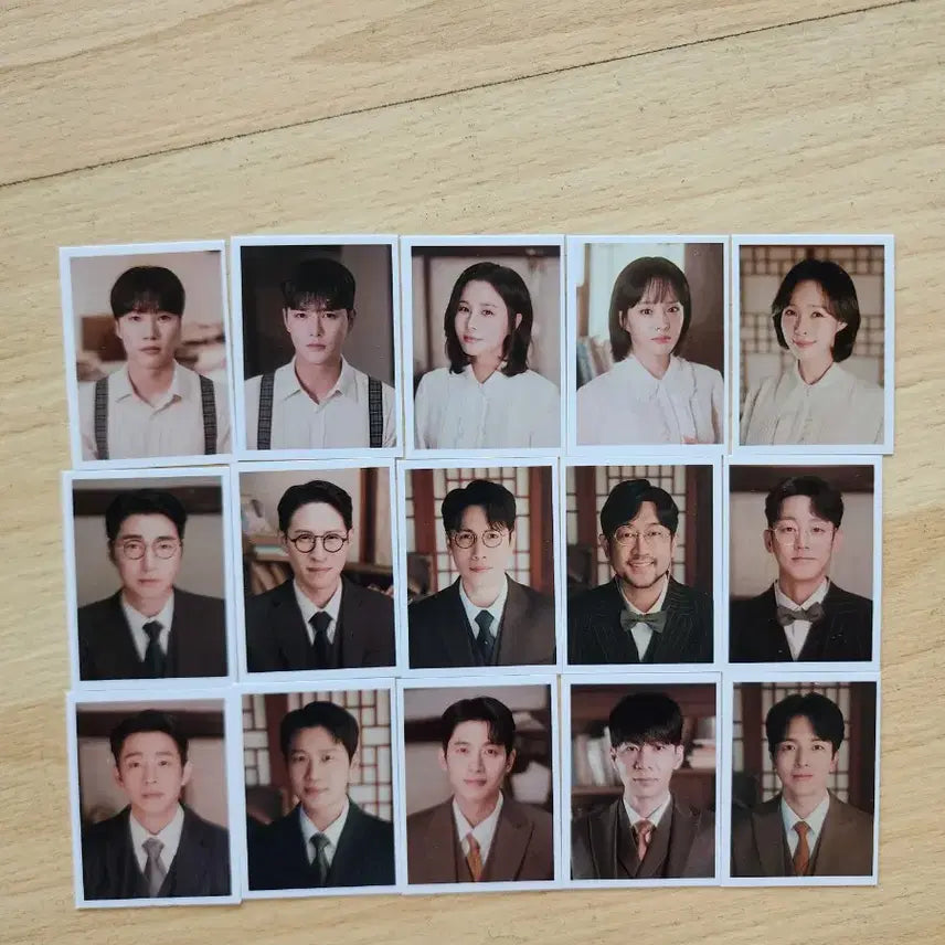 [BUNJANG] Fan Letter Musical Kim Hae-jin Jeong Se-hun Hikaru Lee Yun Chil-in-hoe Photocard Bundle Set / (일괄 15장) 뮤지컬 팬레터 초상사진 김해진 정세훈 히카루 이윤 칠인회