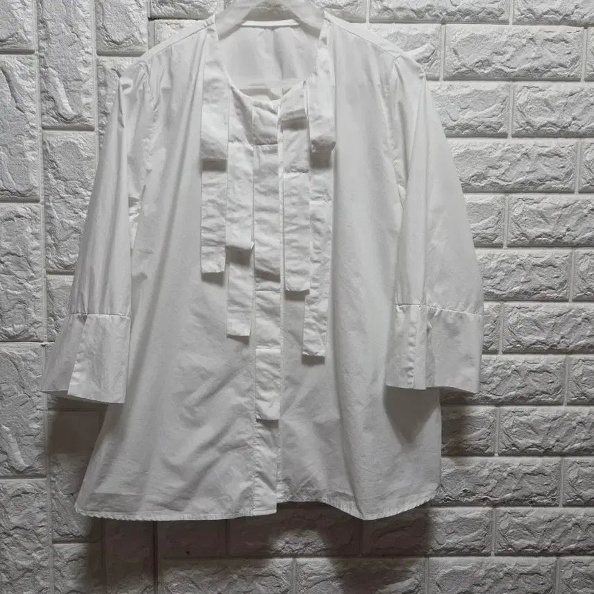 [BUNJANG] JEPYEONG J-ROUTE 100% Cotton White Blouse / 제평 제이루트 면100 화이트 블라우스