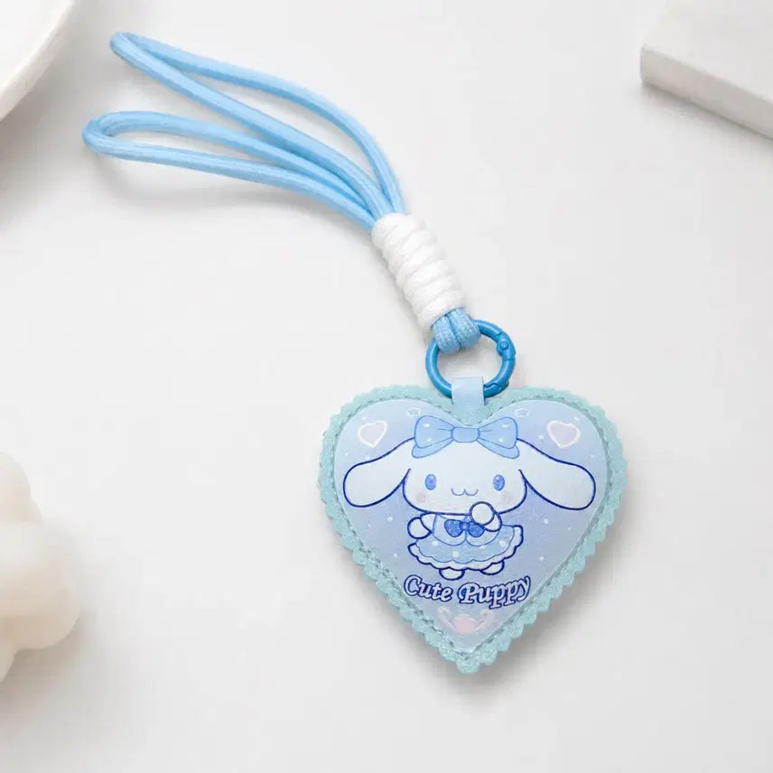 [BUNJANG] Cinnamoroll Heart Keyring (New) / 시나모롤 하트 키링(새상품)