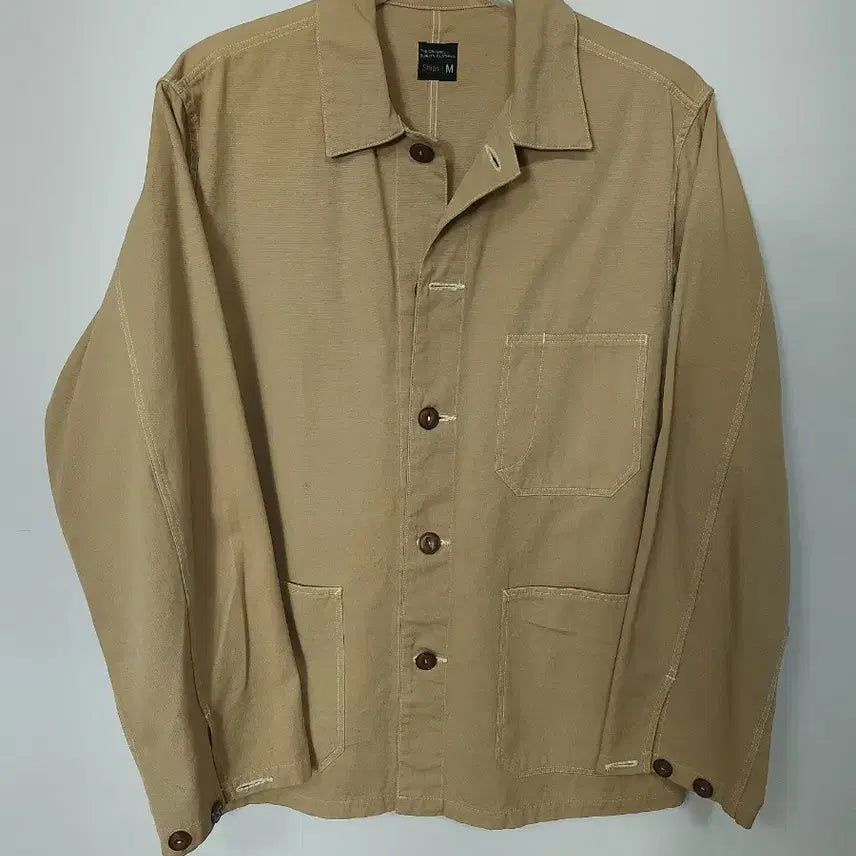 [BUNJANG] Ships Beige Work Jacket L (95-100) / Ships 베이지색 워크자켓 95-100 L
