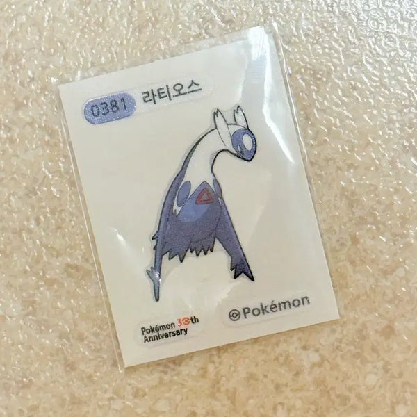 [BUNJANG] Pokemon Latias 30th Anniversary Sticker / 포켓몬 띠부씰 라티오스 30주년 기념 스티커