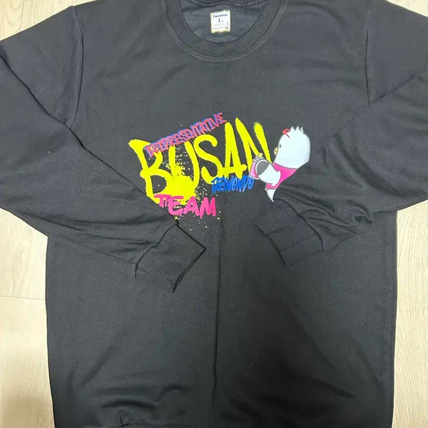 [BUNJANG] National Sports Festival Taekwondo Busan Team Sweatshirt (Size L) / 전국체전 태권도 부산대표 맨투맨