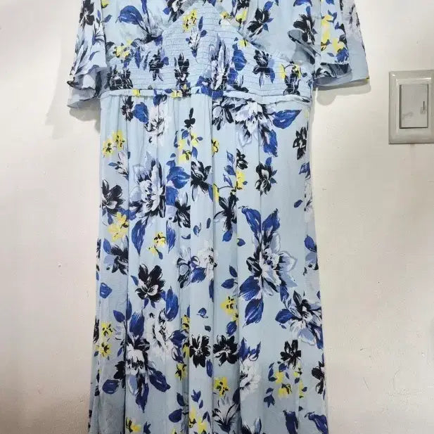 [BUNJANG] Diane von Fürstenberg Floral Print Midi Dress / DVF ( 다이앤 본 퍼스텐버그 ) 원피스