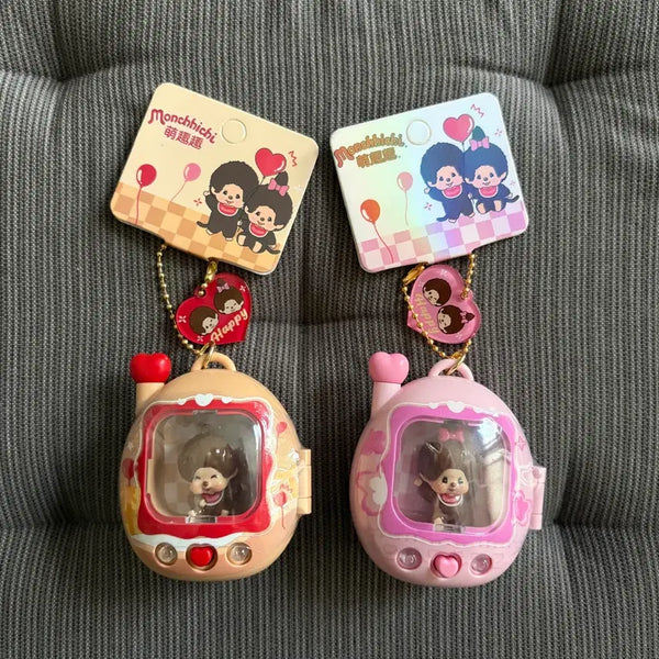 [BUNJANG] Monchhichi Tamagotchi LED Keyring / (새상품) 몬치치 다마고치 LED 키링