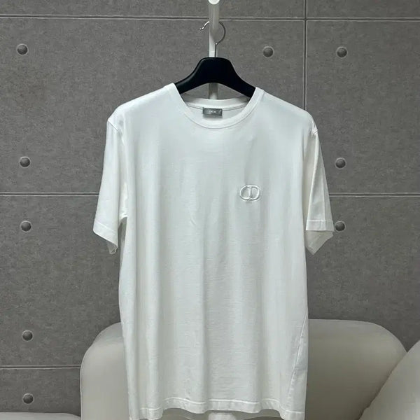 [BUNJANG] Authentic Dior CD Logo Short Sleeve T-Shirt White XL / [정품] XL(105) 디올 CD 로고 반팔티 화이트