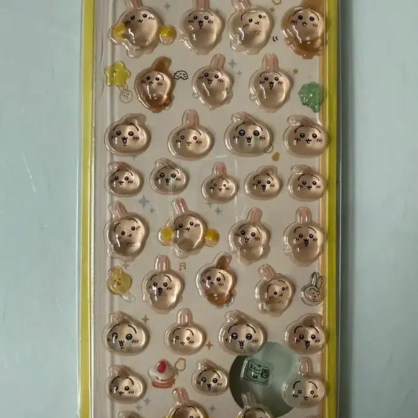 [BUNJANG] Cheekawaii Bonbon Drop Seal 3D Sticker Usagi / 치이카와 봉봉드롭씰 3D 스티커 우사기