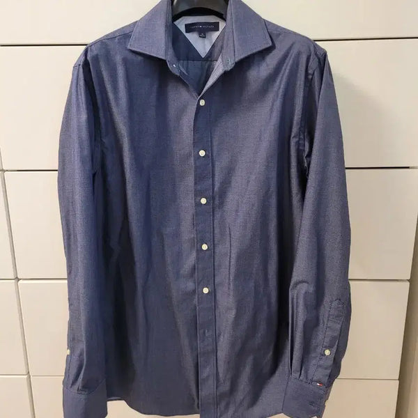 [BUNJANG] Tommy Hilfiger Blue Denim Shirt Size 15 (32-33) / 타미힐피거 청셔츠