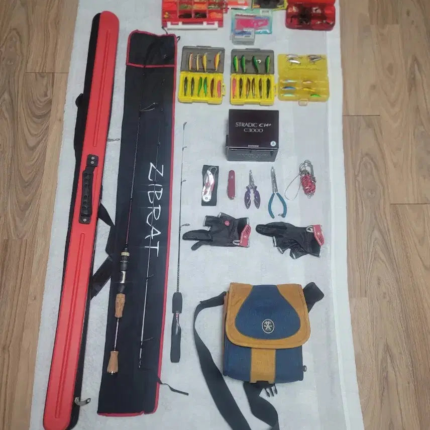 [BUNJANG] Shimano Stradic C3000 Fishing Reel & Rod Full Set / 시마노 스트라딕 C3000 낚시릴 루어낚시대 채비 풀세트