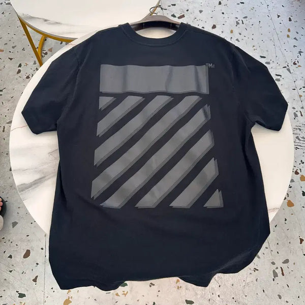[BUNJANG] Off-White Diag Logo Cotton T-Shirt / 오프화이트 디아그 반팔티 한정판