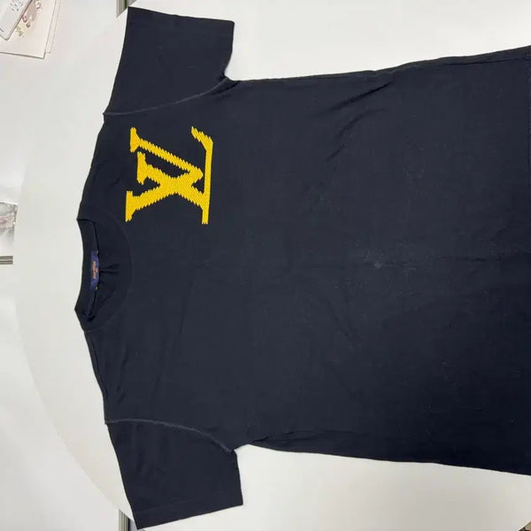 [BUNJANG] Louis Vuitton Logo Brick Short Sleeve T-Shirt / 루이비통 로고 브릭 반팔 티셔츠