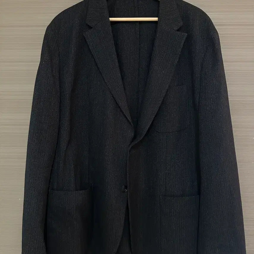 [BUNJANG] Massimo Dutti Cotton Blend Herringbone Blazer / 마시모두띠 코튼 블렌드 헤링본 블레이저