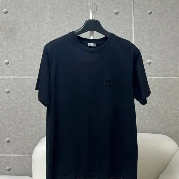 [BUNJANG] Dior CD Logo Short Sleeve T-Shirt Black / [정품] XL(105) 디올 CD 로고 반팔티 블랙