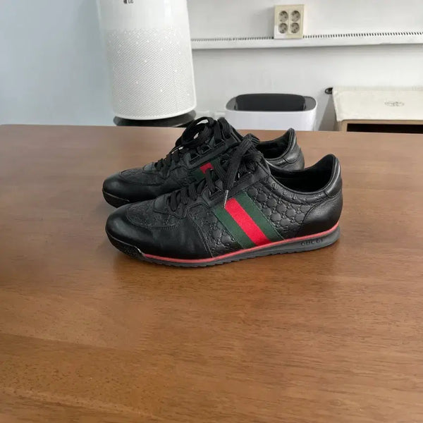 [BUNJANG] Gucci Leather Sneakers UK 6 / 구찌 레더 스니커즈 Uk6