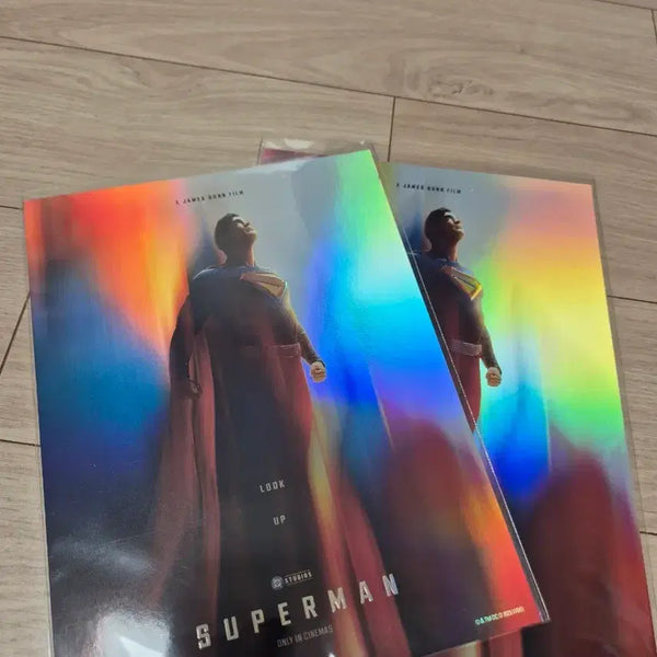 [BUNJANG] Superman 2025 Lotte Cinema Art Card Set / 2025 슈퍼맨 롯시 아트카드 2장