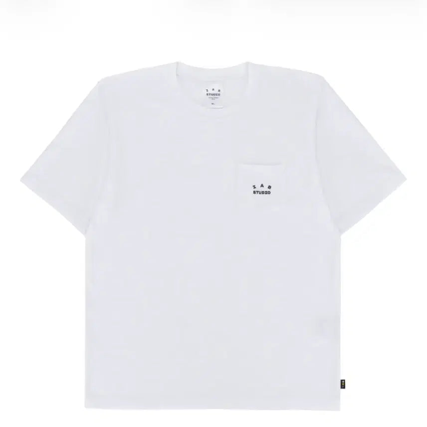 [BUNJANG] IAB Studio Pocket T-Shirt White / 아이앱 스튜디오 아이앱 포켓 티셔츠 화이트