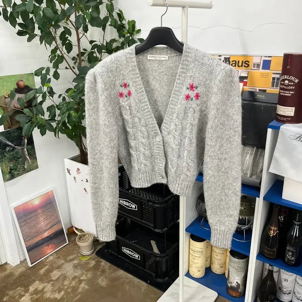 [BUNJANG] Alexandra Ricci Alpaca Cardigan Size 42 / 알렉산드라리치 알파카 가디건 42