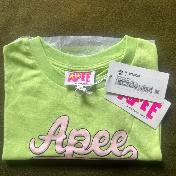 [BUNJANG] AAPE BY A BATHING APE® Cropped Short Sleeve T-Shirt / 에이프 크롭 반팔티