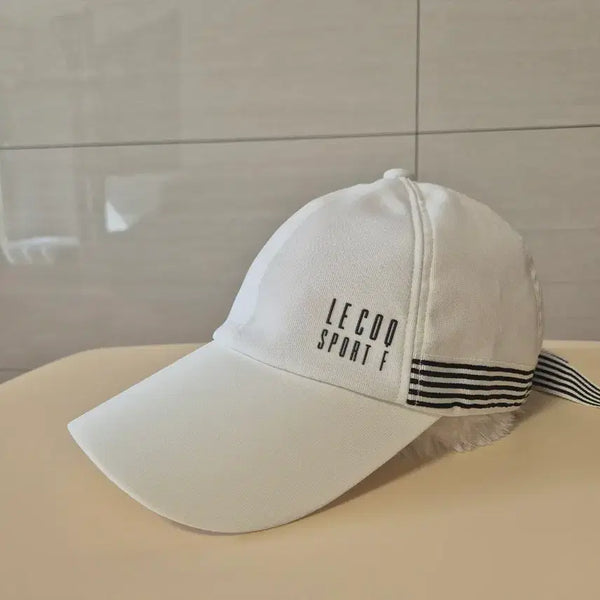 [BUNJANG] Le Coq Sportif Women's Golf Ribbon Cap / 르꼬끄 여성 골프 리본모자