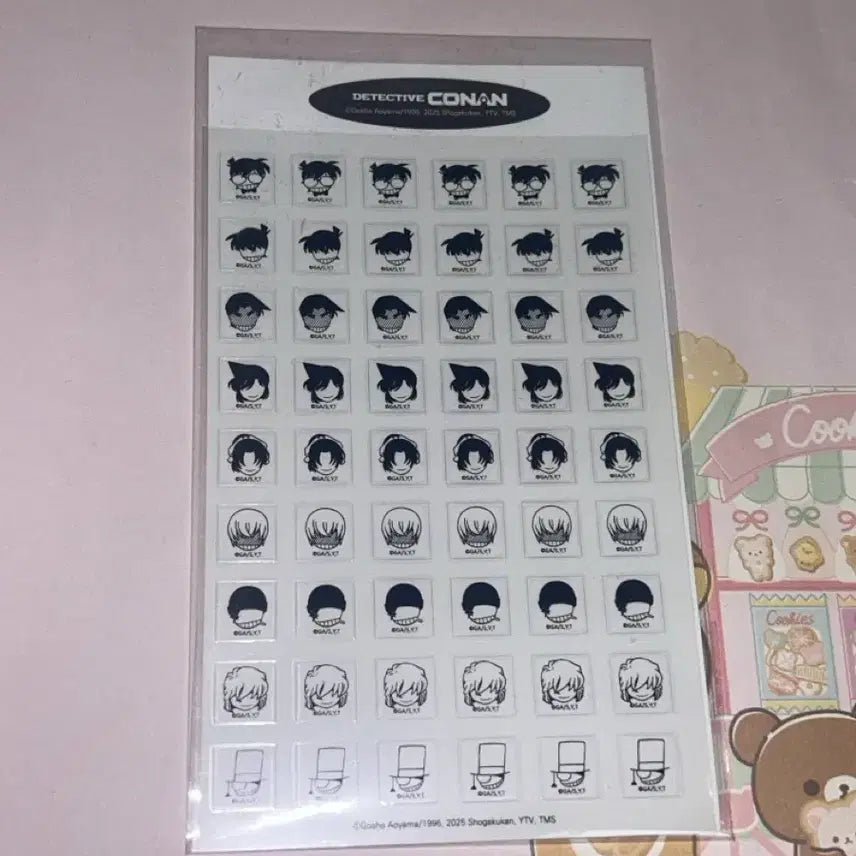 [BUNJANG] Detective Conan Character Stickers / 코난스티커