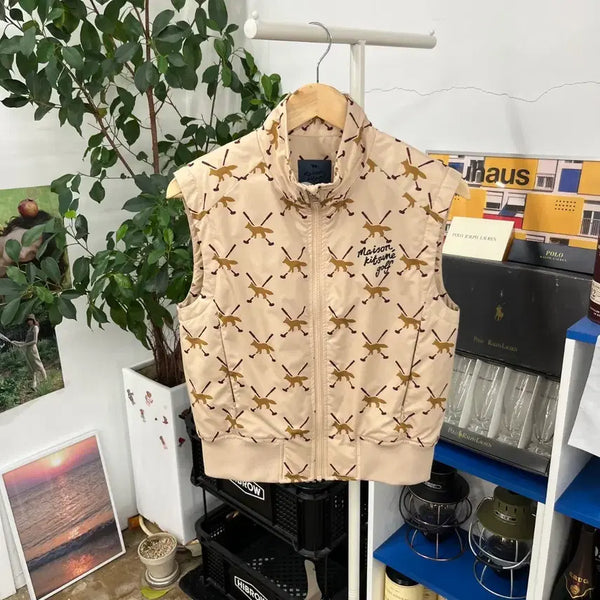 [BUNJANG] Maison Kitsuné Women's Zip-Up Vest XS / 메종키츠네 우먼 집업 베스트 XS