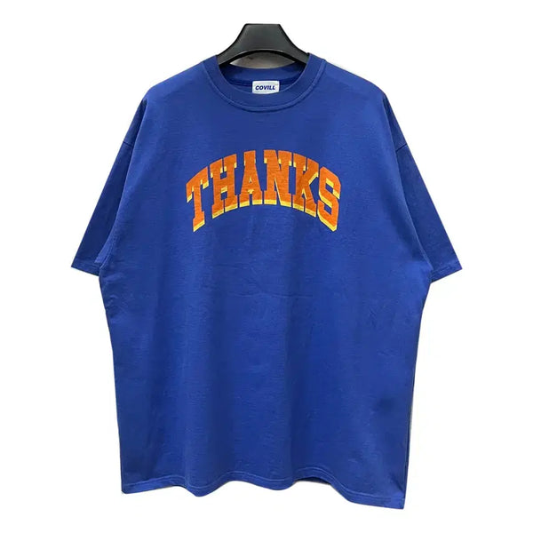 [BUNJANG] Covill Thanks Oversized T-Shirt / COVILL 코빌 THANKS 오버핏 반팔티 FREE