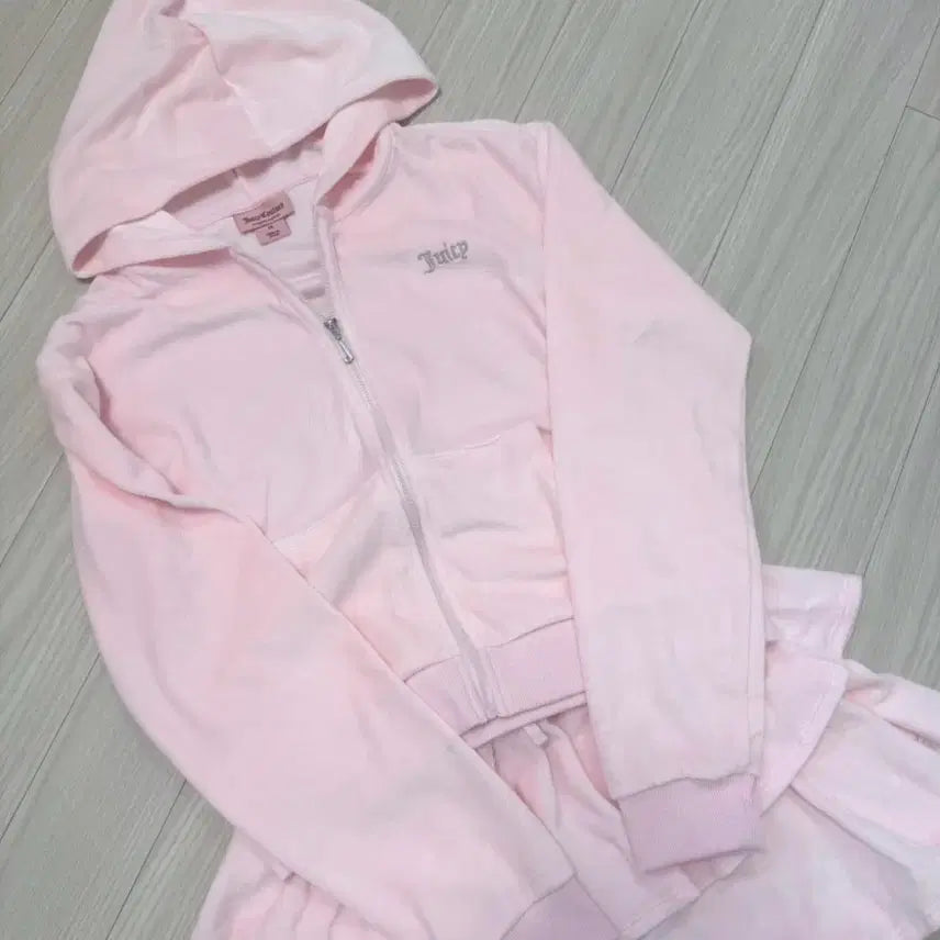 [BUNJANG] Juicy Couture Velour Pink Set-up / 쥬시꾸뛰르 벨루어 핑크 셋업