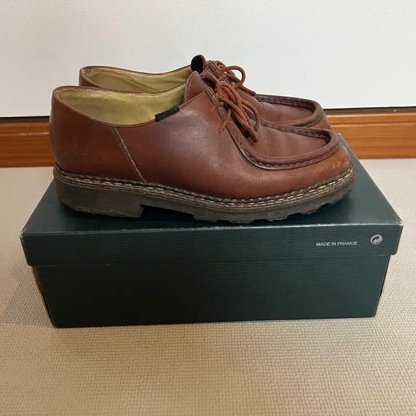 [BUNJANG] Paraboot Michael Maron Leather Shoes Size 265 (EU 41.5) / 무료배송 - 파라부트 미카엘(마룬) 41.5 265