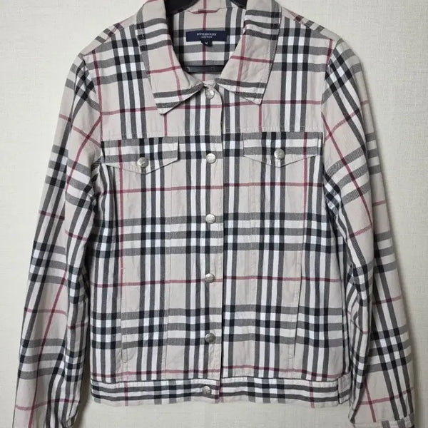 [BUNJANG] Burberry Women's Signature Check Pattern Jacket / (M) 버버리 여성체크 자켓