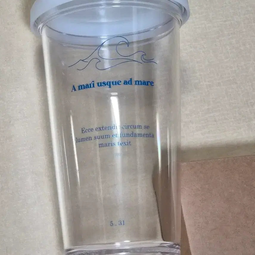 [BUNJANG] Dark Sea Lantern Concept Transparent Tumbler / 어바등 컨셉 파도 텀블러