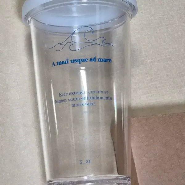 [BUNJANG] Dark Sea Lantern Concept Transparent Tumbler / 어바등 컨셉 파도 텀블러