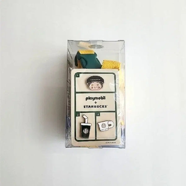 [BUNJANG] Starbucks Playmobil Pin & Tumbler Strap Set / 스타벅스 플레이모빌 핀&텀블러스트랩 세트